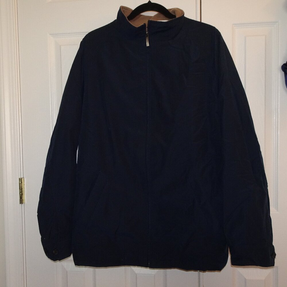 Jos. A. Bank Navy Zip Up Jacket